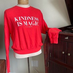 Spiritual gangster kindness is magic sweatshirt. Size large